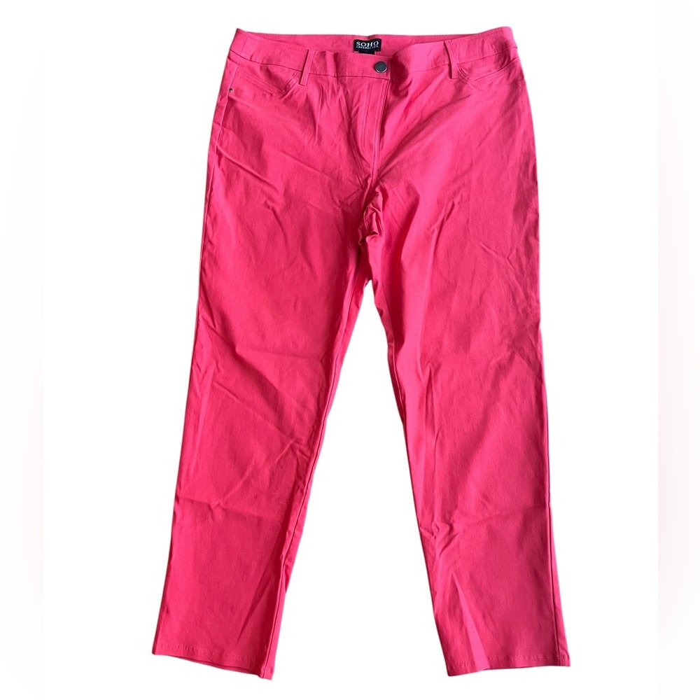 Soho apparel LTD women’s size 16, bright pink chinos